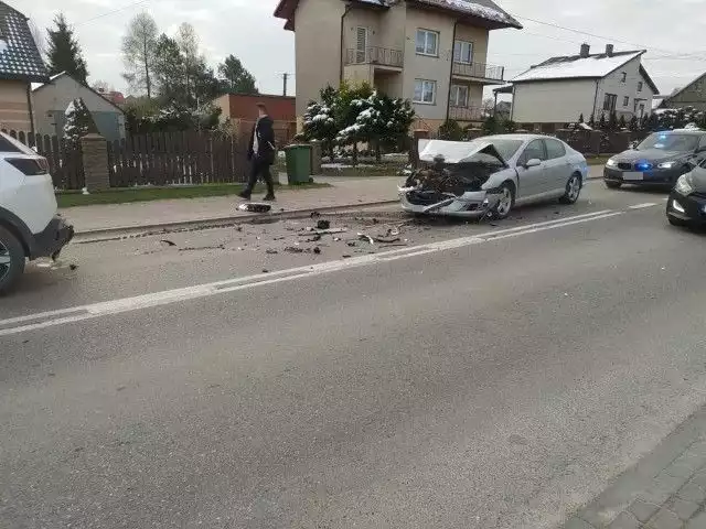 Na miejscu wtorkowego wypadku w Pawłowie w powiecie starachowickim