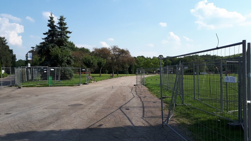 Barierki w Parku Śląskim