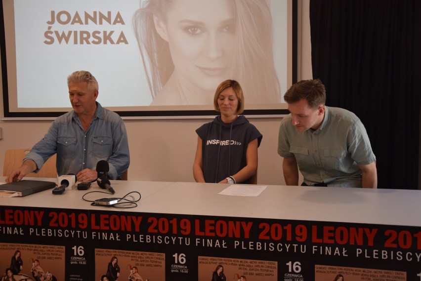 Konferencja prasowa, dotycząca finału plebiscytu Leony 2019...