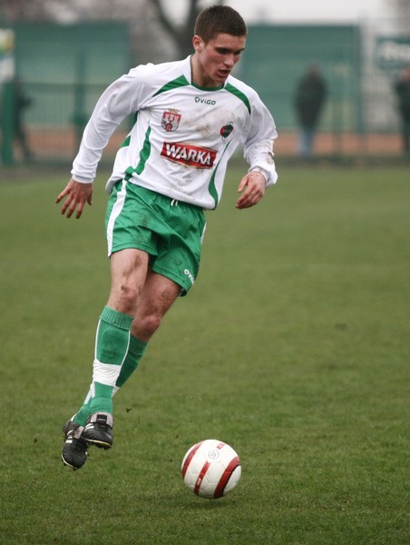 Paweł Tarnowski rozegrał dobry mecz przeciwko juniorom radomskiego klubu.
