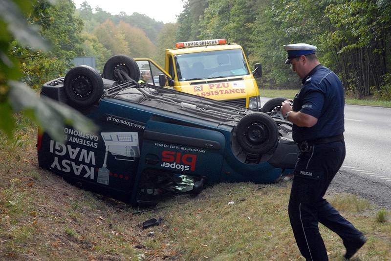 Wypadek na trasie Bydgoszcz-Tryszczyn