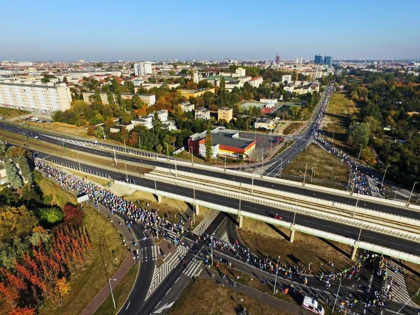 Poznań Maraton 2015 widziany z drona!