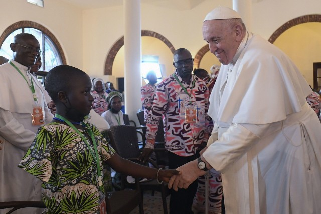 Papież Franciszek przebywa na pielgrzymce w DR Konga