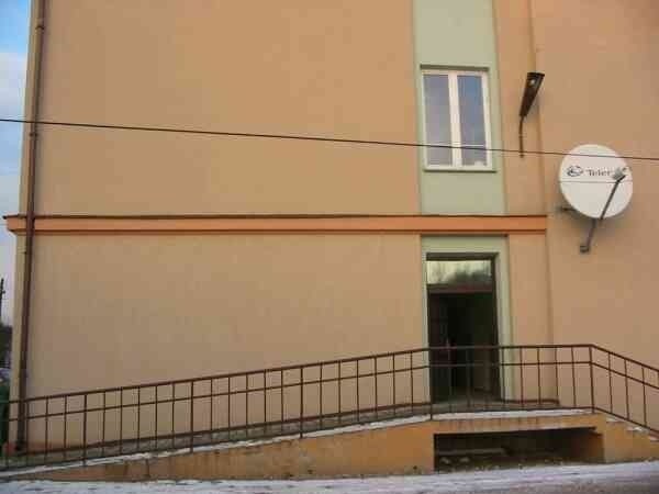 Wejście do Urzędu Skarbowego będzie się mieścić na tyłach budynku Starostwa Powiatowego.