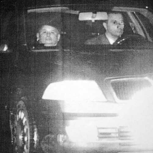Samochód wiozący byłego premiera Jarosława Kaczyńskiego jechał przez Biały Bór z niedozwoloną prędkością. 