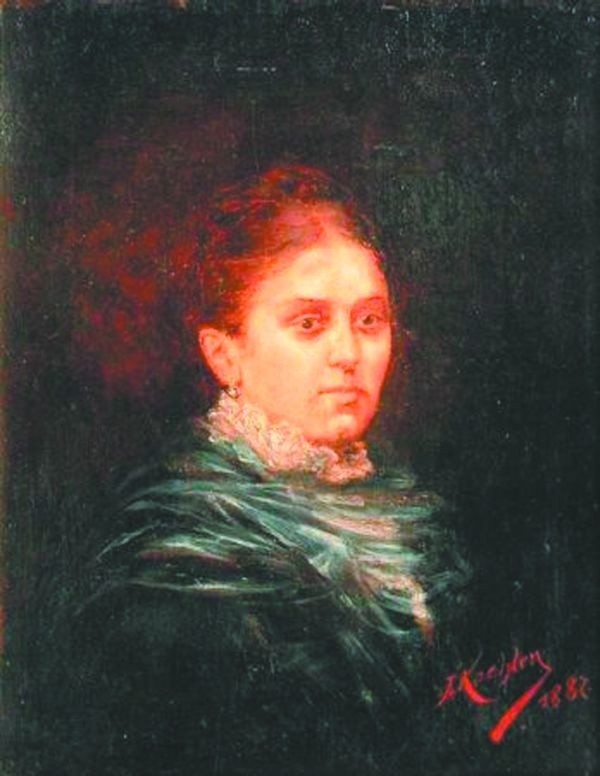 Ludwik Koehler, Portret damy, 1882