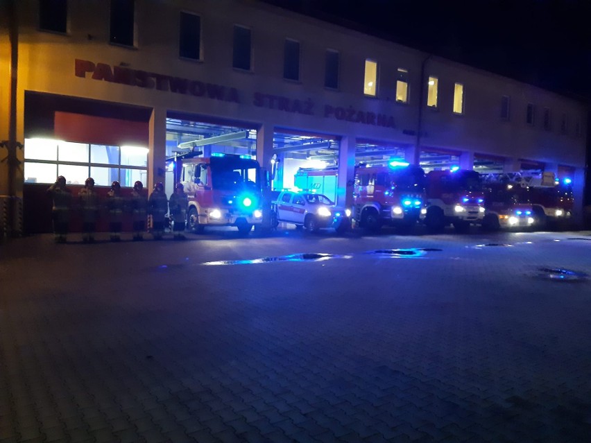 Świętokrzyscy strażacy oddali hołd druhom z OSP Czernikowo, którzy zginęli jadąc do pożaru
