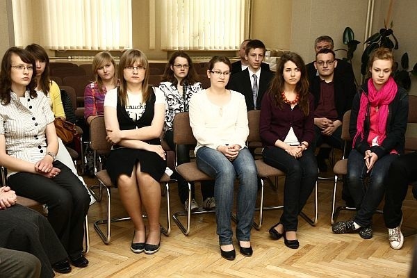 Uczniowie przed wyjazdem spotkali się w Białymstoku