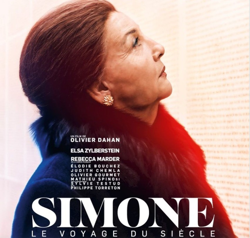 Plakat zapowiadający film Simone, Le Voyage du Siècle.