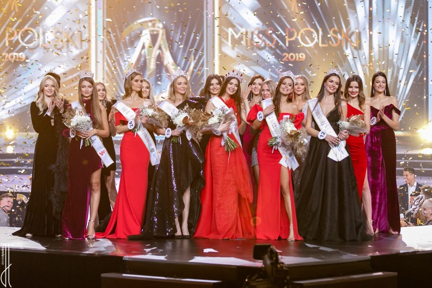 Tak prezentowały się laureatki konkursu Miss Polski 2019....