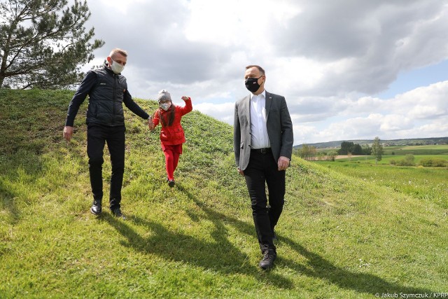 Prezydent czuł się w Tarczku znakomicie