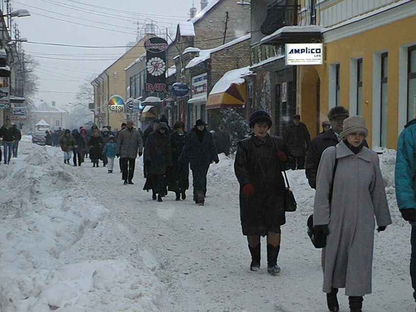 Zima w Suwałkach.