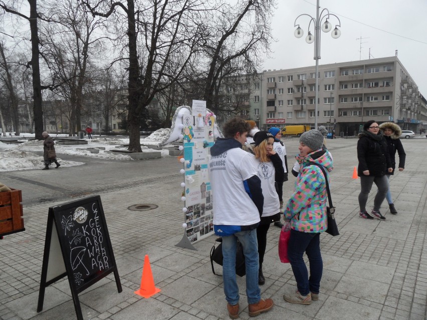 Happening w Częstochowie: zostaw w mieście 1 procent podatku [ZDJĘCIA]