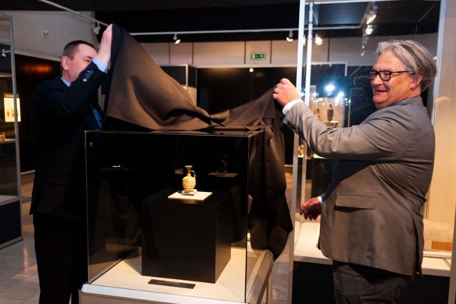 Lekyt arbyllasowy to nowy nabytek Muzeum Archeologicznego w Krakowie