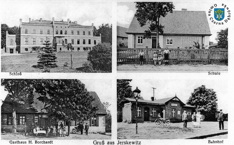 Czarna Dąbrówka na starych fotografiach i pocztówkach.
