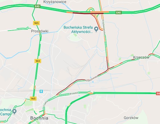 Wypadek tira na A4 w Bochni. Sześć godzin utrudnień