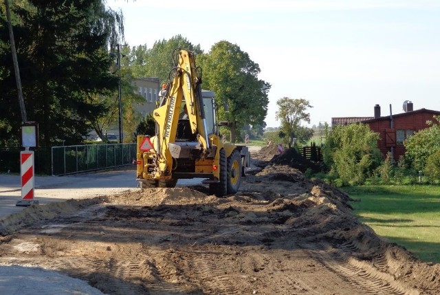 W gminie Kijewo Królewskie trwa obecnie m.in. remont drogi Bajerze - Trzebczy.