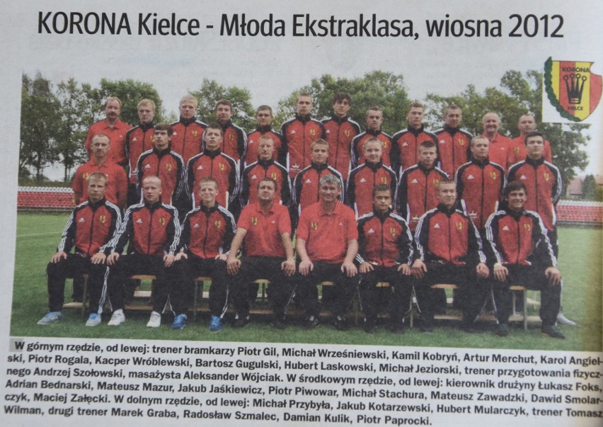 Korona Kielce - Młoda Ekstraklasa
Jesień 2012