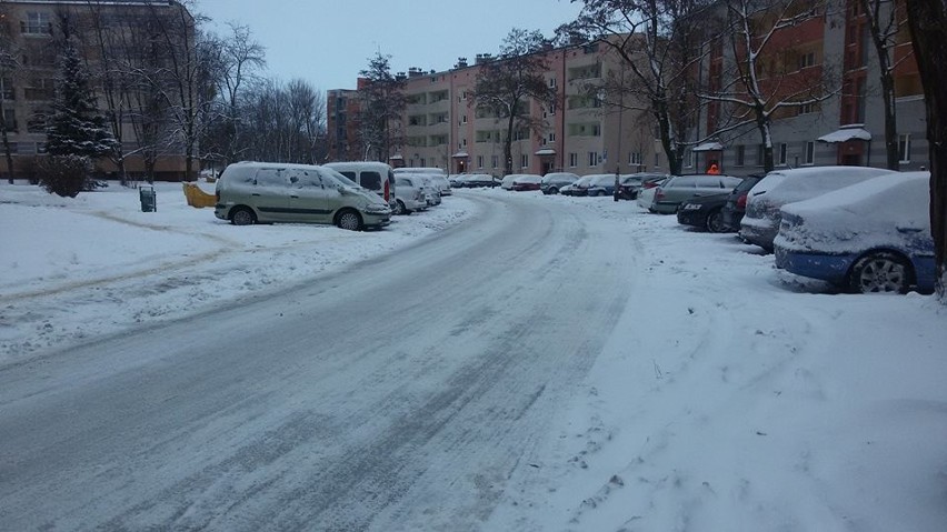 Jazda częstochowskimi drogami wymaga dziś nie lada...