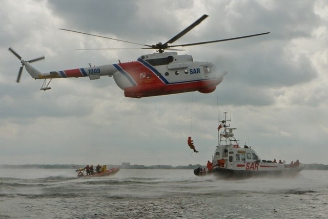 Wielkie ćwiczenia ratownicze "Bałtyk 2013" w Kołobrzegu.