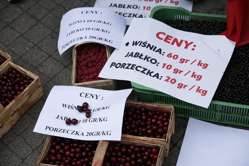 Protest rolników w Warszawie 13 lipca 2018