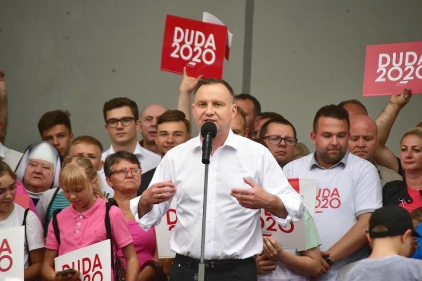 Andrzej Duda w Kwidzynie, 29.06.2020 r.