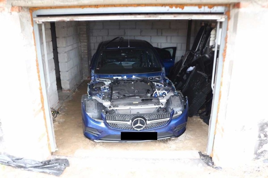 Mercedes skradziony w Wielkiej Brytanii znalazł się w gminie Gniewkowo