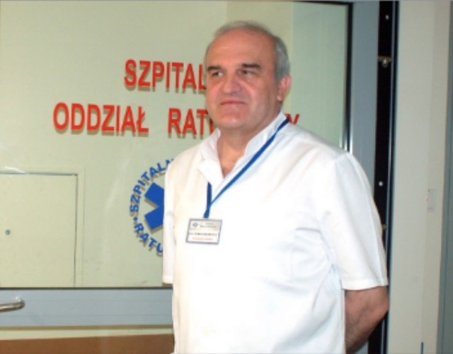 Dr Roman Abramowicz, nowy szef SOR-u. 