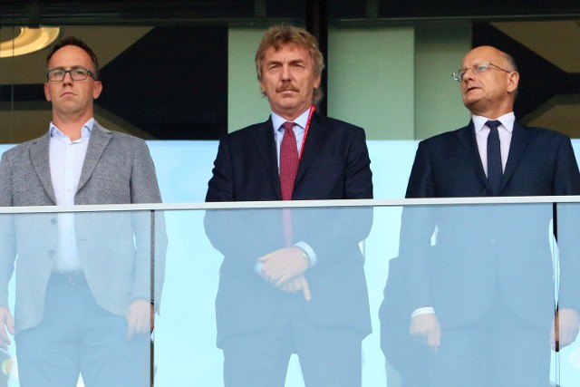 Zbigniew Boniek (w środku), obecny prezes PZPN, ma duże szanse na kolejną kadencję