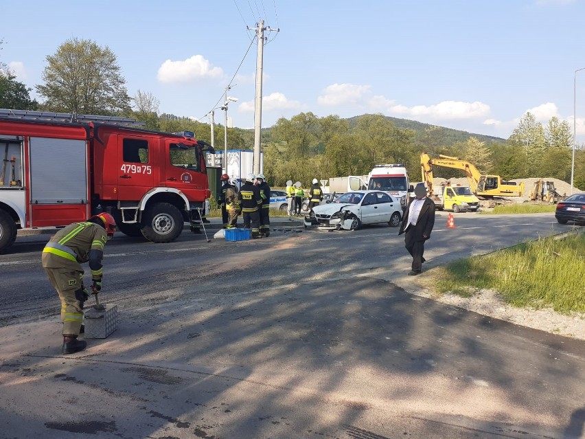 Powiat myślenicki. Seria groźnych zdarzeń nie tylko na drogach. Zginął motocyklista