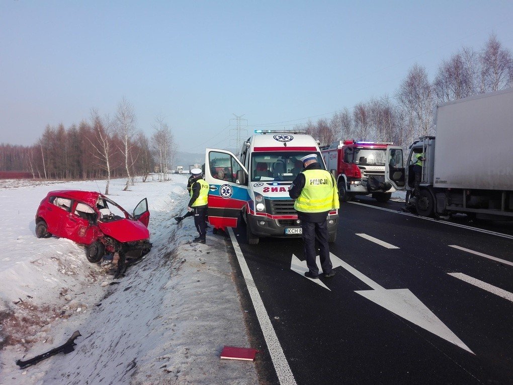 Śmiertelny wypadek na nowej obwodnicy Babic na trasie