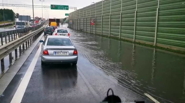 Tak wyglądał zalany Białystok po burzy z 28 na 29.07.2019....