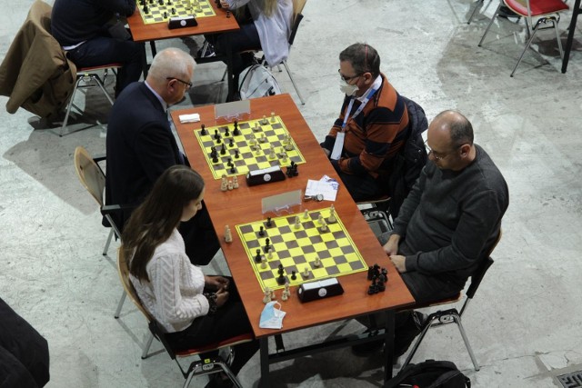 Turniej szachowy rozgrywany w 2021 roku w katowickim Spodku.