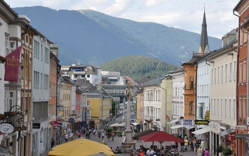  Austria. Villach miasto u stóp Alp