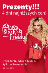 Black Friday ROSSMANN 2018: 4 dni najniższych cen na prezenty! Promocje, obniżki, gazetka Rossmann 23.11.2018