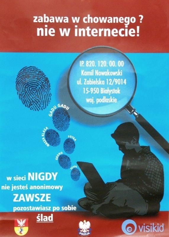 W białostockim gimnazjum nr 16 zajęcia o bezpieczeństwie w internecie prowadziła policja.