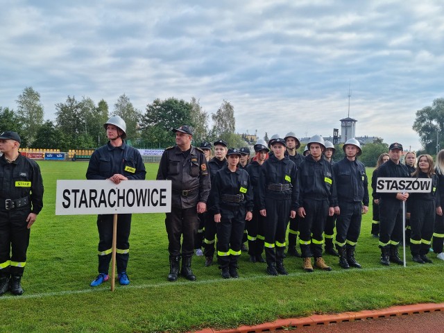 Strażacy ochotnicy z Mirca na zawodach w Staszowie