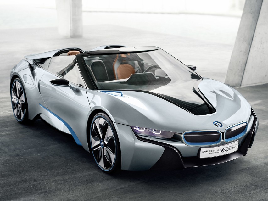 BMW i8 Spyder bazujące oczywiście na wariancie coupe,...