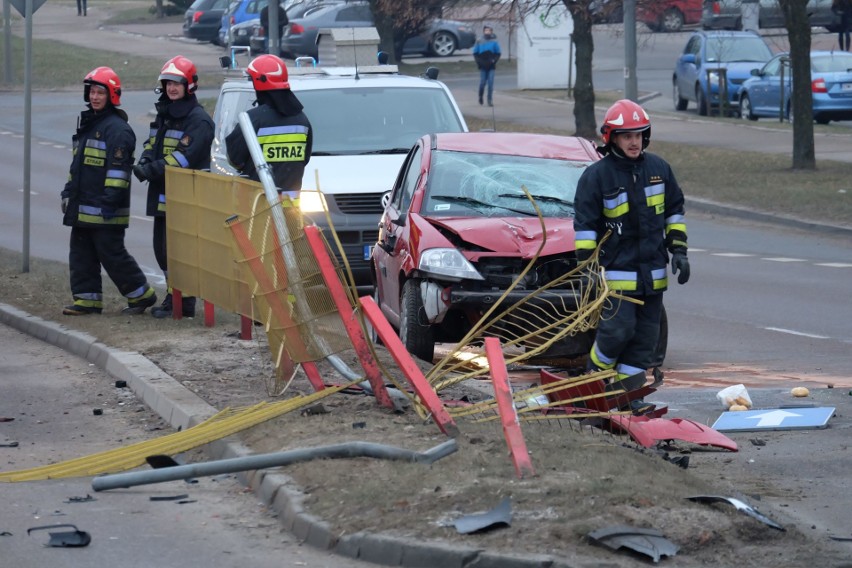 Potrącenie na ul. Żeromskiego w Białymstoku. Citroen wjechał...