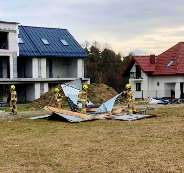 Skutki wichury na Sądecczyźnie