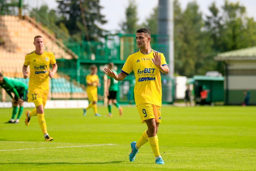 Fortuna 1. Liga. Cenne zwycięstwo Arki Gdynia w Łęcznej. Przeciętna gra, lecz imponująca skuteczność żółto-niebieskich