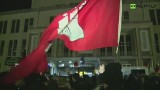 Antyislamski marsz w Lipsku (wideo)
