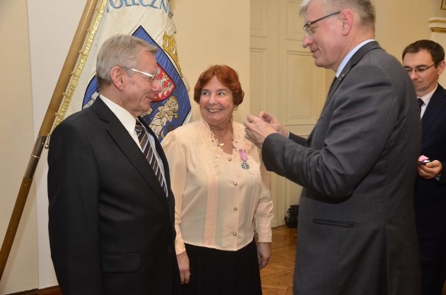 Wśród zaproszonych par znaleźli się Irena i Stanisław Stoińscy, którzy 4 czerwca obchodzili 50-lecie swojego ślubu