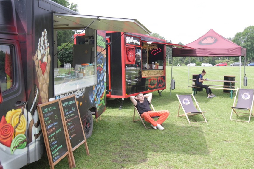 Zlot food trucków w Dolinie Trzech Stawów w Katowicach....