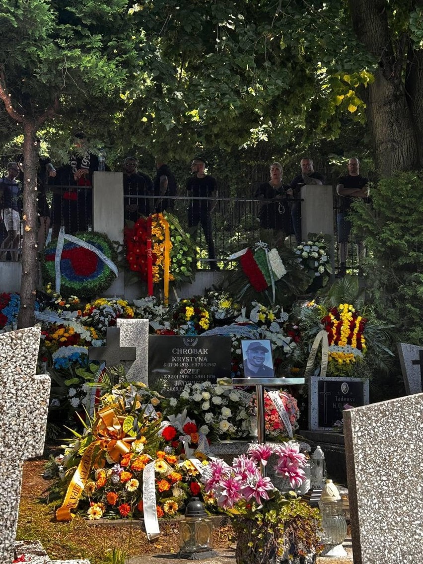 Pogrzeb tragicznie zmarłego kibica BKS Bielsko-Biała