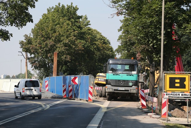 Prace przy budowie kanalizacji w Leśnicy, sparaliżują wjazd do Wrocławia od strony Środy Śląskiej