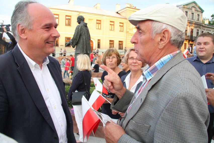 Wielka manifestacja w centrum Kielc „Wolne Sądy” z tysiącami uczestników  