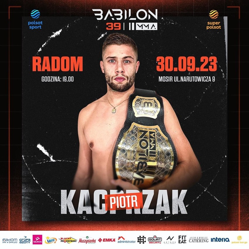 Gala Babilon MMA 30 września w Radomiu. Federacja odkrywa kolejne karty