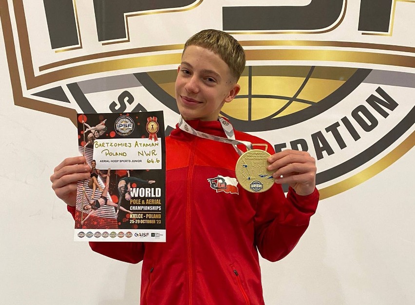 15-letni Bartłomiej Ataman z Rzeszowa jest mistrzem świata w akrobatyce powietrznej [WIDEO]