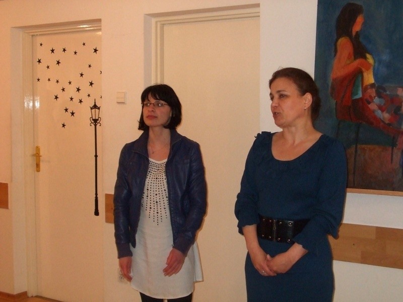 Od lewej: Anna Piórkowska i Jolanta Szulborska z MDK